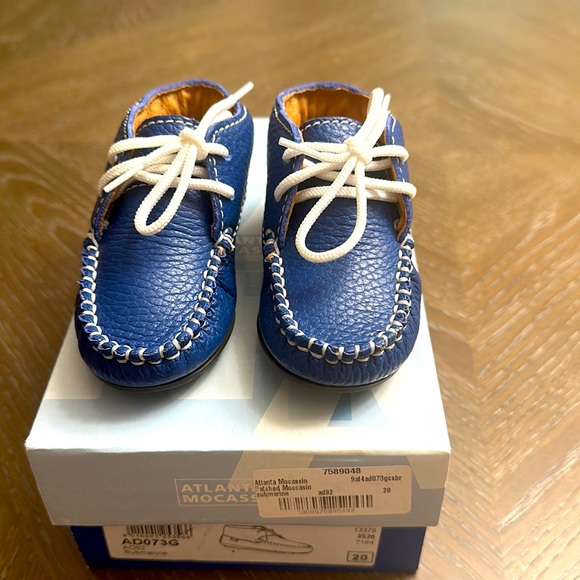 New Atlanta Mocassin Patched Moccasin Submarine Size 20 - Picture 1 of 6